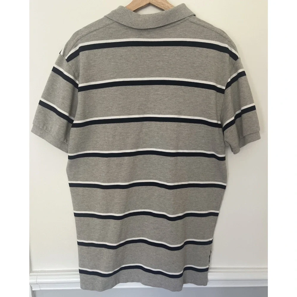 Polo Ralph Lauren Striped Mens Polo Short Sleeve Shirt Large‎